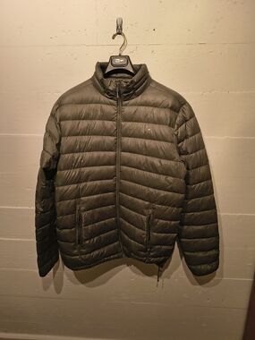 Paradox Men's Quilted Puffer Jacket - Olive